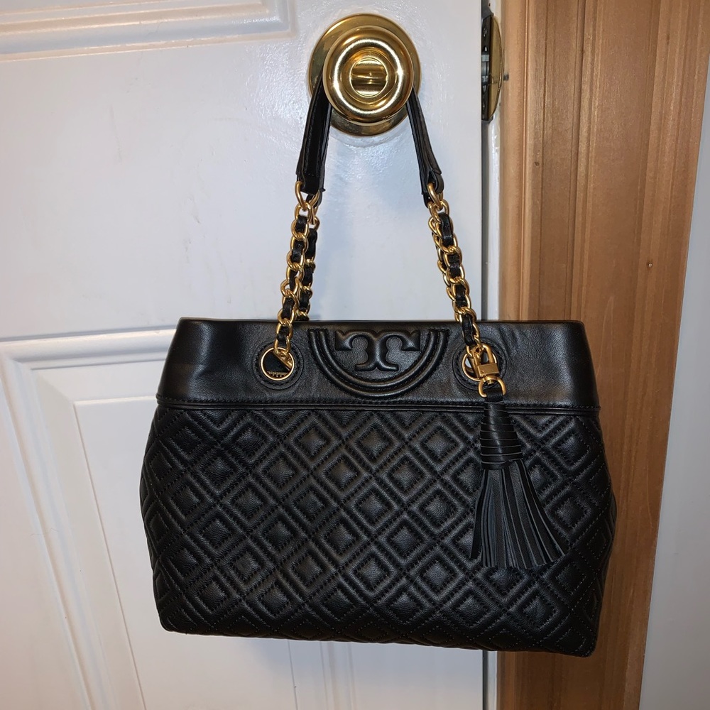 NWOT Tory Burch Fleming Small Leather Tote